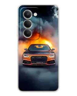 Чехол для Xiaomi Redmi 15 5G с картинкой «Audi в огненном дыму» Чехол для Xiaomi Redmi 15 5G с картинкой «Audi в огненном дыму»