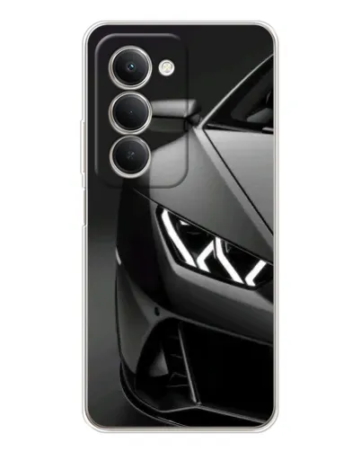Чехол для Xiaomi Redmi 15 5G с картинкой «Lamborghini фары детализация»