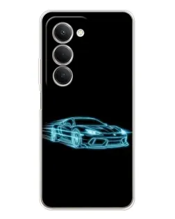 Чехол для Xiaomi Redmi 15 5G с картинкой «Неоновый контур Lamborghini» Чехол для Xiaomi Redmi 15 5G с картинкой «Неоновый контур Lamborghini»