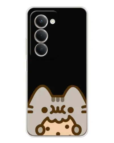 Чехол для Xiaomi Redmi 15 5G с картинкой «Пушин на черном»