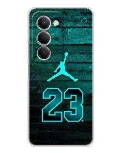 Чехол для Xiaomi Redmi 15 с картинкой «Jordan Cyan 23»