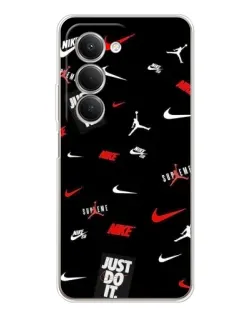Чехол для Xiaomi Redmi 15 с картинкой «Nike Mix Pattern»