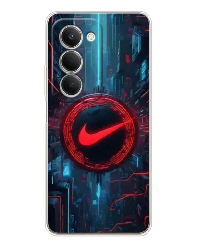 Чехол для Xiaomi Redmi 15 с картинкой «Техногенный стиль Nike»