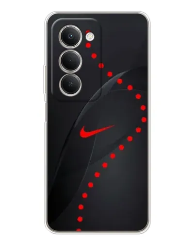 Чехол для Xiaomi Redmi 15 с картинкой «Абстрактный дизайн Nike»