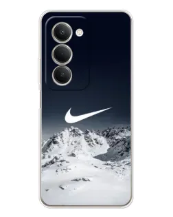 Чехол для Xiaomi Redmi 15 с картинкой «Nike — зимние горы»