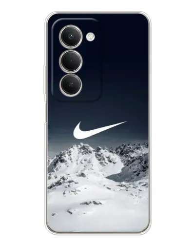 Чехол для Xiaomi Redmi 15 с картинкой «Nike — зимние горы»