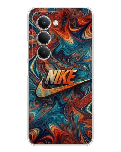 Чехол для Xiaomi Redmi 15 с картинкой «Nike в абстракции»