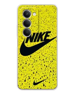 Чехол для Xiaomi Redmi 15 с картинкой «Желтый текстурный Nike»