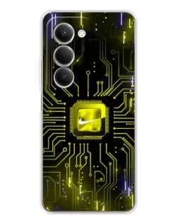Чехол для Xiaomi Redmi 15 с картинкой «Nike — золотая искра»
