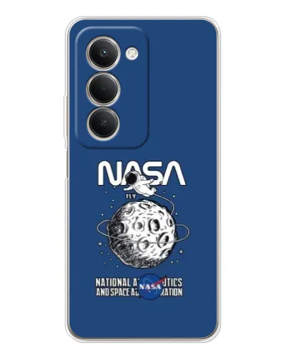 Чехол для Xiaomi Redmi 15 с картинкой «NASA — лунная миссия» Чехол для Xiaomi Redmi 15 с картинкой «NASA — лунная миссия»