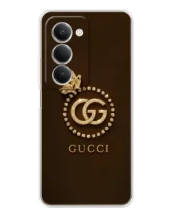 Чехол для Xiaomi Redmi 15 с картинкой «Gucci — золотая бабочка»