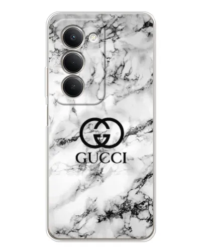 Чехол для Xiaomi Redmi 15 с картинкой «Gucci — мраморный шик» Чехол для Xiaomi Redmi 15 с картинкой «Gucci — мраморный шик»