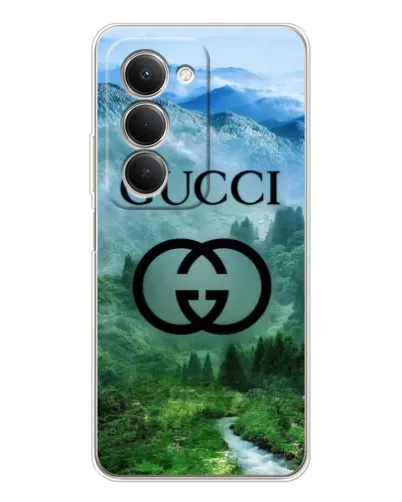 Чехол для Xiaomi Redmi 15 с картинкой «Gucci — горный пейзаж» Чехол для Xiaomi Redmi 15 с картинкой «Gucci — горный пейзаж»