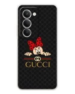 Чехол для Xiaomi Redmi 15 с картинкой «Минни Маус Gucci — черный»