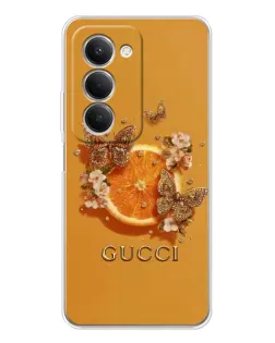 Чехол для Xiaomi Redmi 15 с картинкой «Gucci — золотые бабочки» Чехол для Xiaomi Redmi 15 с картинкой «Gucci — золотые бабочки»