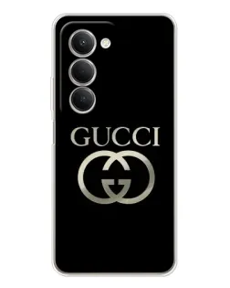 Чехол для Xiaomi Redmi 15 с картинкой «Gucci — золото на черном» Чехол для Xiaomi Redmi 15 с картинкой «Gucci — золото на черном»