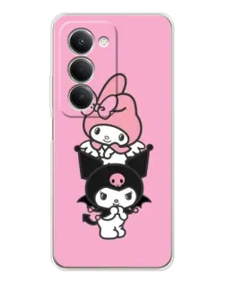Чехол для Xiaomi Redmi 15 с картинкой «My Melody и Kuromi» Чехол для Xiaomi Redmi 15 с картинкой «My Melody и Kuromi»
