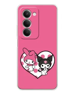 Чехол для Xiaomi Redmi 15 с картинкой «Kuromi и My Melody» Чехол для Xiaomi Redmi 15 с картинкой «Kuromi и My Melody»