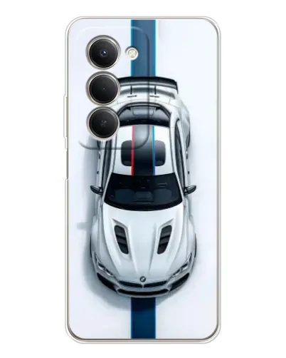 Чехол для Xiaomi Redmi 15 с картинкой «Вид сверху — BMW M»