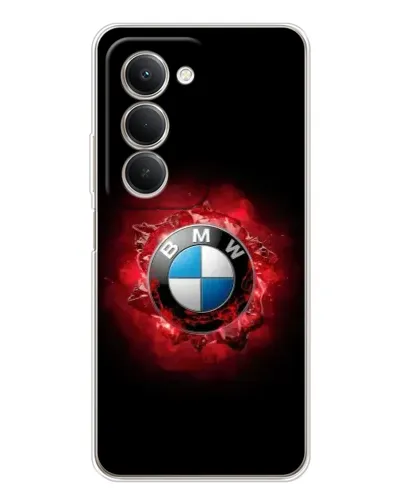 Чехол для Xiaomi Redmi 15 с картинкой «Логотип BMW — вспышка»