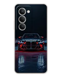 Чехол для Xiaomi Redmi 15 с картинкой «BMW на мокрой дороге»