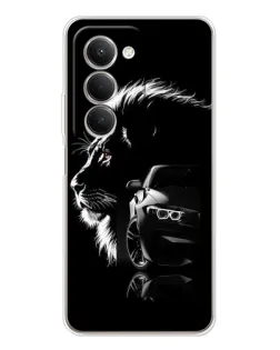 Чехол для Xiaomi Redmi 15 с картинкой «BMW и лев»