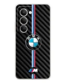 Чехол для Xiaomi Redmi 15 с картинкой «Эмблема BMW и карбон»