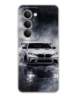 Чехол для Xiaomi Redmi 15 с картинкой «BMW сквозь туман»