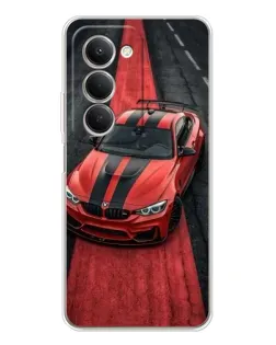 Чехол для Xiaomi Redmi 15 с картинкой «BMW на красной дорожке»