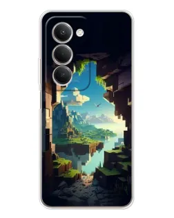 Чехол для Xiaomi Redmi 15 с картинкой «Вид из пещеры»