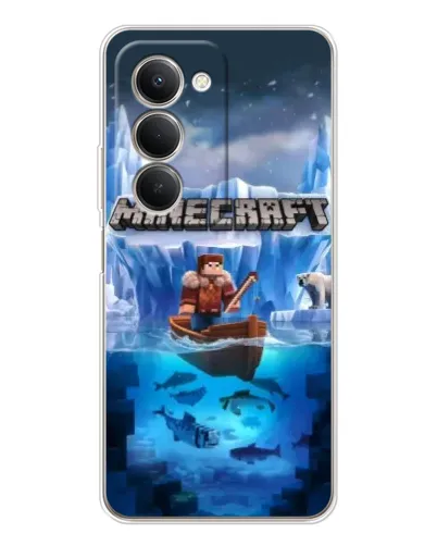 Чехол для Xiaomi Redmi 15 с картинкой «Minecraft ледяной мир» Чехол для Xiaomi Redmi 15 с картинкой «Minecraft ледяной мир»
