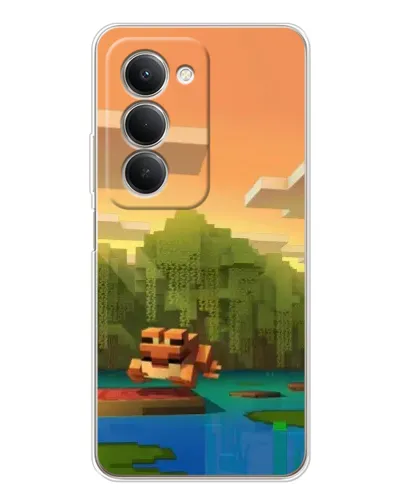 Чехол для Xiaomi Redmi 15 с картинкой «Майнкрафт закат солнца» Чехол для Xiaomi Redmi 15 с картинкой «Майнкрафт закат солнца»