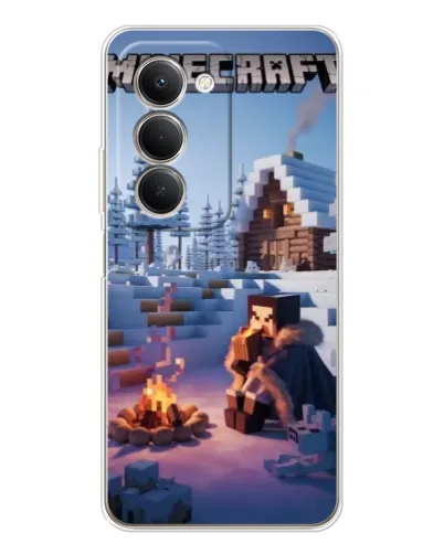 Чехол для Xiaomi Redmi 15 с картинкой «Зимний Minecraft» Чехол для Xiaomi Redmi 15 с картинкой «Зимний Minecraft»
