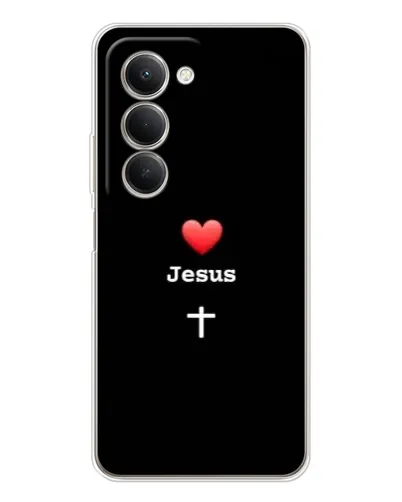 Чехол для Xiaomi Redmi 15 с картинкой «Сердце - Jesus» Чехол для Xiaomi Redmi 15 с картинкой «Сердце - Jesus»