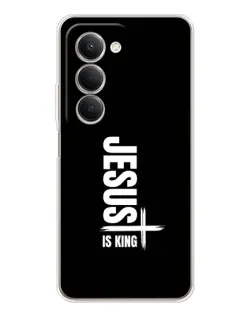 Чехол для Xiaomi Redmi 15 с картинкой «Вертикаль веры Jesus»