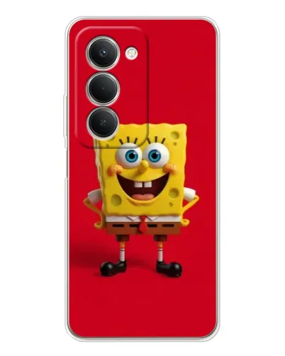Чехол для Xiaomi Redmi 15 с картинкой «Спанч Боб на красном» Чехол для Xiaomi Redmi 15 с картинкой «Спанч Боб на красном»