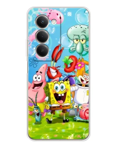 Чехол для Xiaomi Redmi 15 с картинкой «Губка Боб и друзья» Чехол для Xiaomi Redmi 15 с картинкой «Губка Боб и друзья»