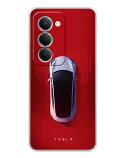 Чехол для Xiaomi Redmi 15 с картинкой «Tesla Top View» Чехол для Xiaomi Redmi 15 с картинкой «Tesla Top View»