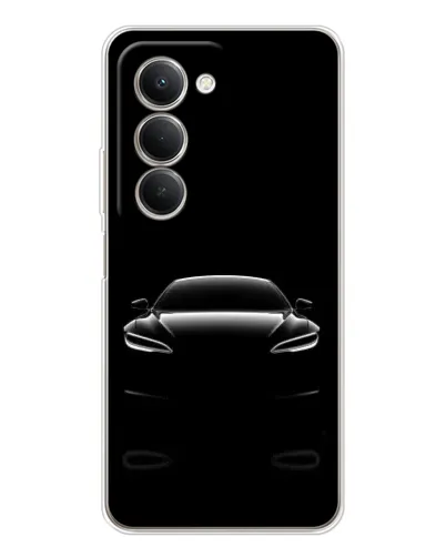 Чехол для Xiaomi Redmi 15 с картинкой «Силуэт Tesla Night» Чехол для Xiaomi Redmi 15 с картинкой «Силуэт Tesla Night»