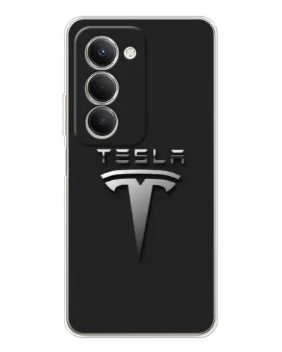 Чехол для Xiaomi Redmi 15 с картинкой «Стальной логотип Tesla» Чехол для Xiaomi Redmi 15 с картинкой «Стальной логотип Tesla»