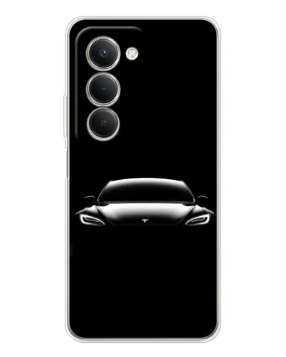 Чехол для Xiaomi Redmi 15 с картинкой «Фары Tesla Night» Чехол для Xiaomi Redmi 15 с картинкой «Фары Tesla Night»
