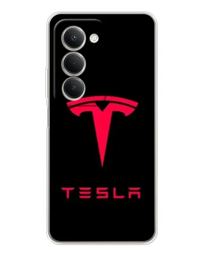 Чехол для Xiaomi Redmi 15 с картинкой «Tesla Red Logo» Чехол для Xiaomi Redmi 15 с картинкой «Tesla Red Logo»
