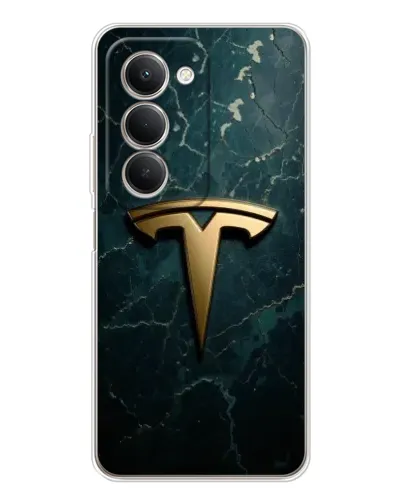 Чехол для Xiaomi Redmi 15 с картинкой «Мраморная Tesla Gold» Чехол для Xiaomi Redmi 15 с картинкой «Мраморная Tesla Gold»