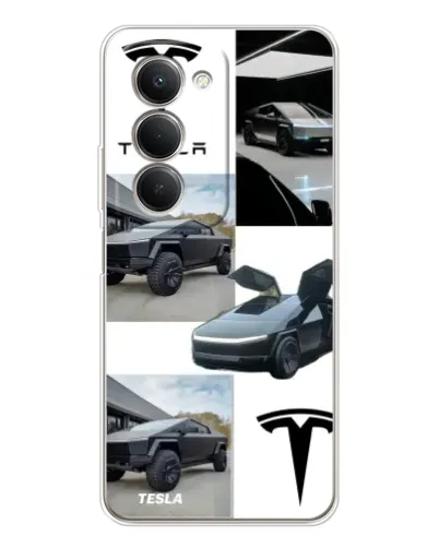 Чехол для Xiaomi Redmi 15 с картинкой «Коллаж Cybertruck Tesla» Чехол для Xiaomi Redmi 15 с картинкой «Коллаж Cybertruck Tesla»