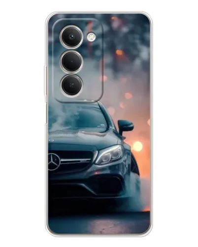 Чехол для Xiaomi Redmi 15 с картинкой «Mercedes — ночной город» Чехол для Xiaomi Redmi 15 с картинкой «Mercedes — ночной город»