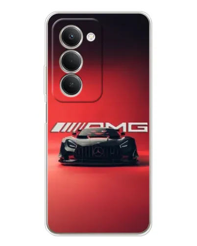 Чехол для Xiaomi Redmi 15 с картинкой «Mercedes AMG — красная линия» Чехол для Xiaomi Redmi 15 с картинкой «Mercedes AMG — красная линия»