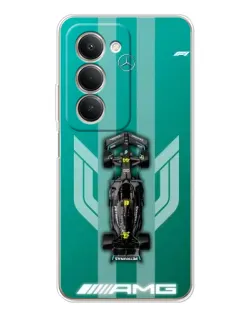Чехол для Xiaomi Redmi 15 с картинкой «Mercedes AMG Petronas»