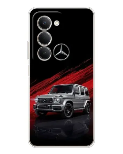 Чехол для Xiaomi Redmi 15 с картинкой «Mercedes G-Class красный» Чехол для Xiaomi Redmi 15 с картинкой «Mercedes G-Class красный»
