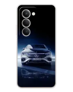 Чехол для Xiaomi Redmi 15 с картинкой «Ночной Mercedes EQ»