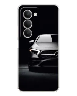Чехол для Xiaomi Redmi 15 с картинкой «Свет фар Mercedes»